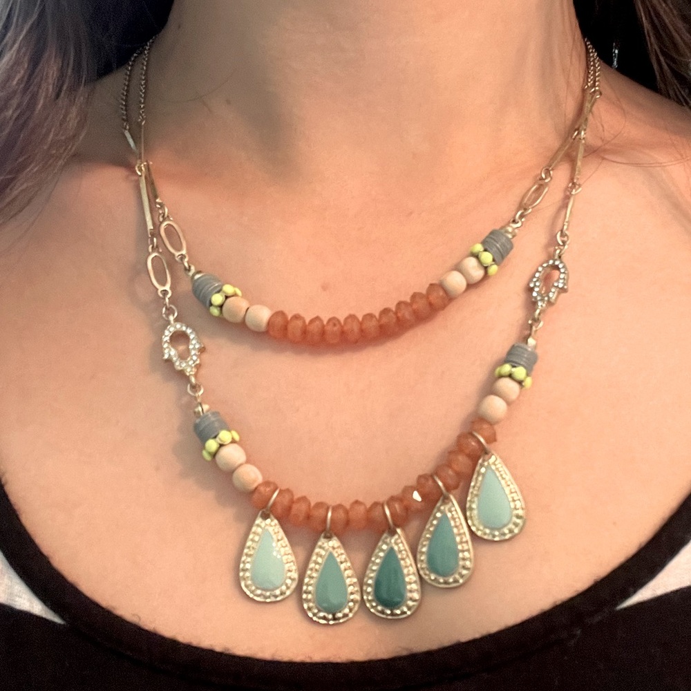 Anthropologie statement necklace